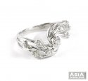 Fancy White Gold Ring - Click here to buy online - 308 only..