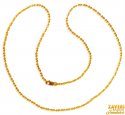 22K Gold Beads Chain - Click here to buy online - 1,297 only..