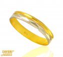 Gold Fancy Two Tone Band - Click here to buy online - 270 only..