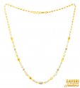 Click here to View - 22Kt Gold Two Tone Fancy Chain 