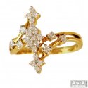 Elegant Diamond Ladies Ring 18K  - Click here to buy online - 2,312 only..
