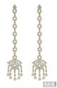 Long White Gold Fancy Earrings - Click here to buy online - 2,650 only..