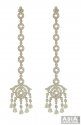 Click here to View - Long White Gold Fancy Earrings 