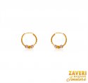 22Karat Gold Two Tone Hoops  - Click here to buy online - 521 only..