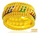 22 KT Gold Fancy Band - Click here to buy online - 752 only..