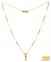 22kt Gold Fancy Long Mangalsutra - Click here to buy online - 739 only..