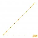 Click here to View - 22Kt Gold Meenakari Bracelet 