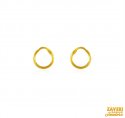 Click here to View - 22 kt Plain Gold Hoop Earrings  