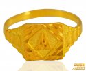 22kt Gold Mens Initial A Ring - Click here to buy online - 809 only..