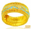 22K Gold Meenakari Band - Click here to buy online - 1,472 only..