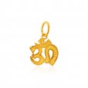 22K Gold OM Pendant - Click here to buy online - 128 only..