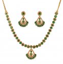 18k Diamonds And Emerald Set - Click here to buy online - 12,763 only..