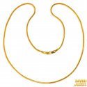 22Kt Yellow Gold Chain  - Click here to buy online - 1,356 only..