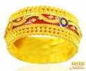 22KT Gold  Ring for Ladies - Click here to buy online - 1,106 only..