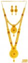 22kt Gold Necklace Set - Click here to buy online - 7,973 only..