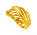 22Karat Gold Fancy Ring for Ladies - Click here to buy online - 395 only..