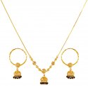 Dokia Set 22K Gold - Click here to buy online - 2,559 only..