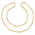 22Kt Ladies Gold White Tulsi Mala - Click here to buy online - 868 only..