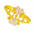 22 Karat Gold 2 Tone Ring - Click here to buy online - 429 only..