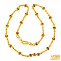 22kt Gold Fancy Chain for Girls - Click here to buy online - 2,592 only..