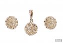 Diamond Pendant Set - Click here to buy online - 6,106 only..