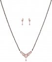 Click here to View - 18K White Gold MangalSutra Set 