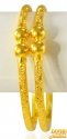 22 Kt Gold Kada (2 pc) - Click here to buy online - 2,556 only..