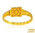 Mens 22K Gold Square Ring - Click here to buy online - 339 only..