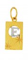 22K Gold Pendant (E) - Click here to buy online - 312 only..