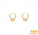 22Karat Gold Beads Hoops  - Click here to buy online - 379 only..