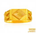 22 kt Gold Mens Ring - Click here to buy online - 621 only..