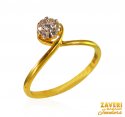 Click here to View - 22Kt Gold CZ Ring 