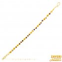 22Kt Gold Fancy Meenakari Bracelet - Click here to buy online - 1,452 only..