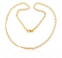 22K 2 Tone Heart Chain  - Click here to buy online - 1,215 only..