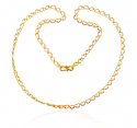 22K 2 Tone Heart Chain  - Click here to buy online - 1,617 only..