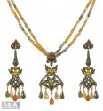 Click here to View - Victorian Polki Pendant Set 