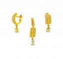 22Karat Gold  Pearls Pendant Set  - Click here to buy online - 638 only..