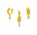 22Karat Gold  Pearls Pendant Set  - Click here to buy online - 1,150 only..