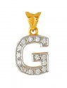 Gold Initial G Pendant - Click here to buy online - 513 only..
