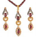 Click here to View - 22K Gold Fancy Pendant Set 