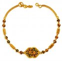 Meenakari Fancy Bracelet 22k Gold - Click here to buy online - 951 only..