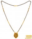 22K Gold Laxmi Mangalsutra - Click here to buy online - 1,358 only..