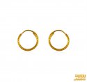 Click here to View - 22 kt Gold Hoop Earrings  