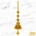 Click here to View - 22Kt Gold Antique Maang Tikka 