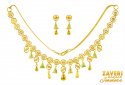 22Karat Gold Necklace Set - Click here to buy online - 1,497 only..