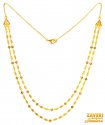 22K Gold Double layers Chain - Click here to buy online - 1,342 only..