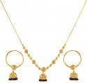 Click here to View - 22 Karat Gold Dokia Set  