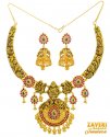Click here to View - Antique Temple Jewelry Set 22K Gold 
