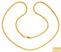 22 Kt Gold Chain (18 In) - Click here to buy online - 1,408 only..
