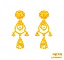 22 kt Yellow Gold Earrings - Click here to buy online - 1,118 only..